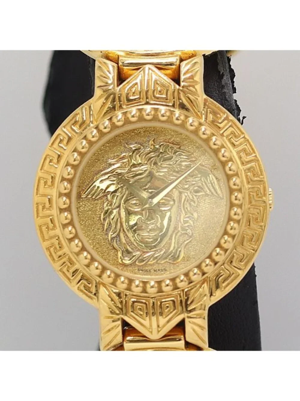 Versace Coin Watch Gold Dial